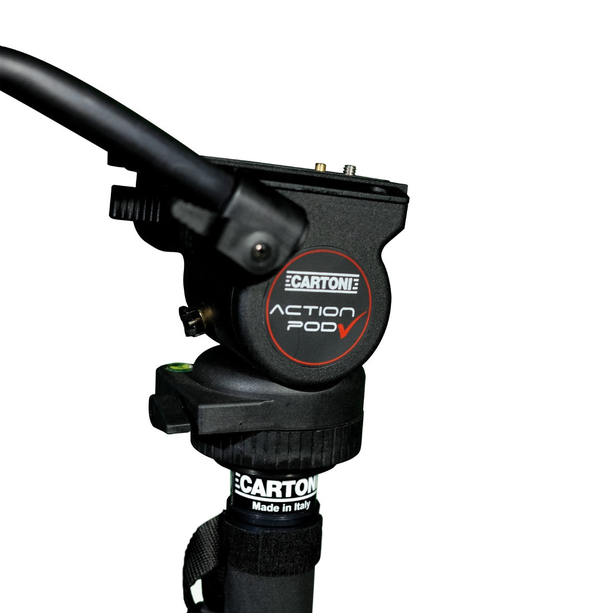 Monopod en fibre de carbone avec tête et poignée
