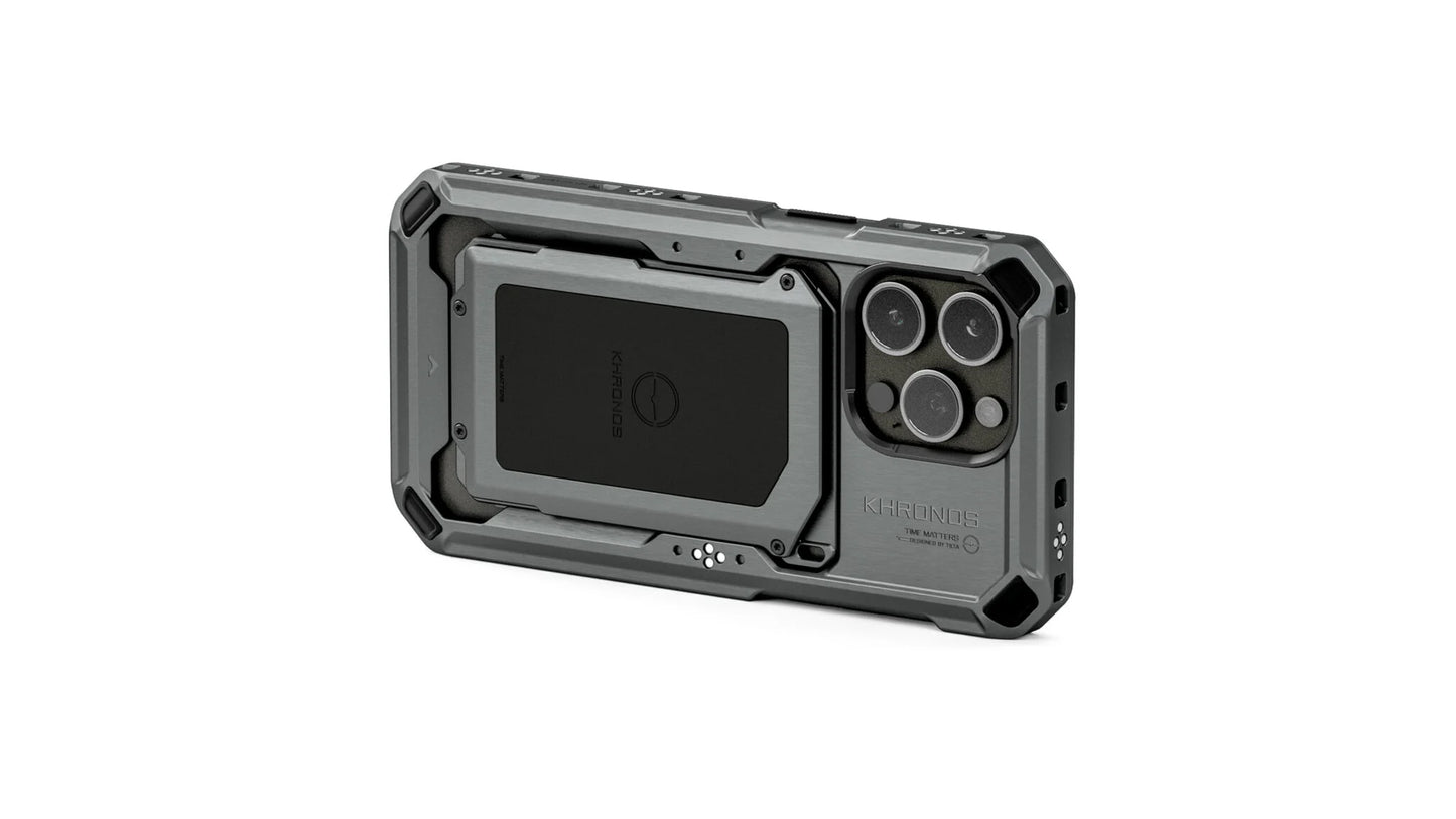 Khronos iPhone 15 Pro Case - Space Gray