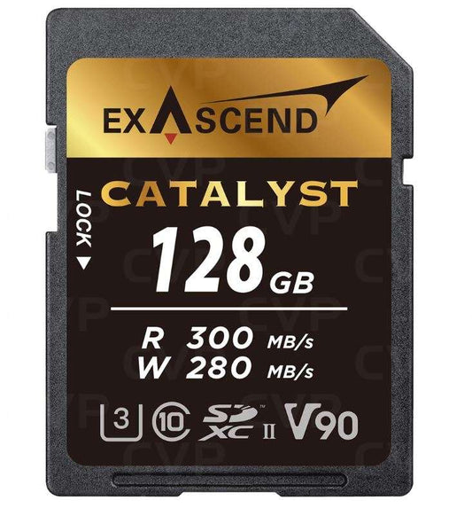 Carte SD UHS-II V90 - 128GB - serie Catalyst - Exascend