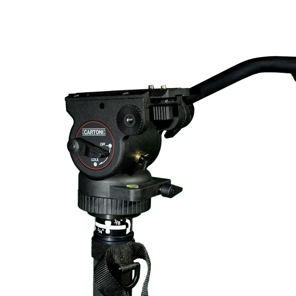 Monopod en fibre de carbone avec tête et poignée