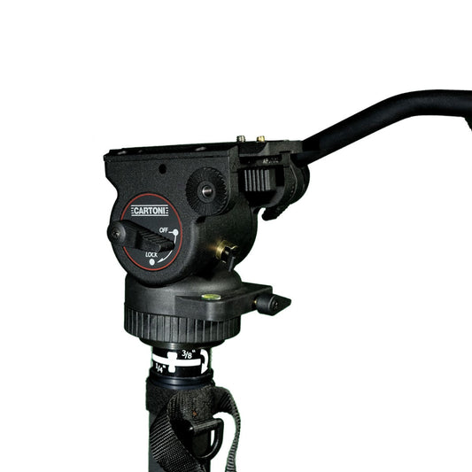Monopod en fibre de carbone avec tête et poignée